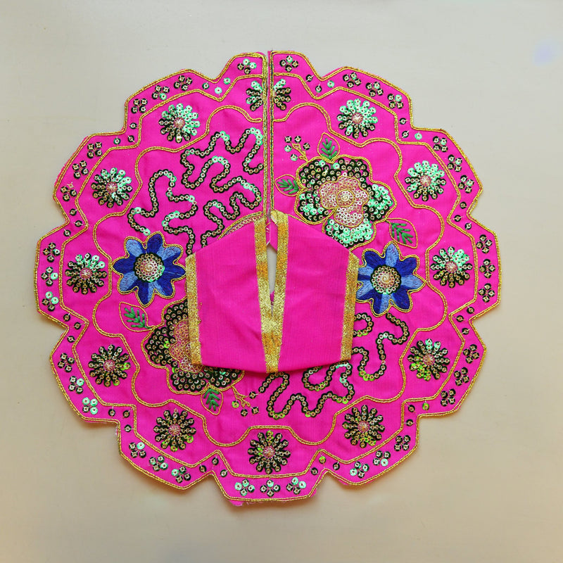 Floral Poshaak — Lotus Magenta