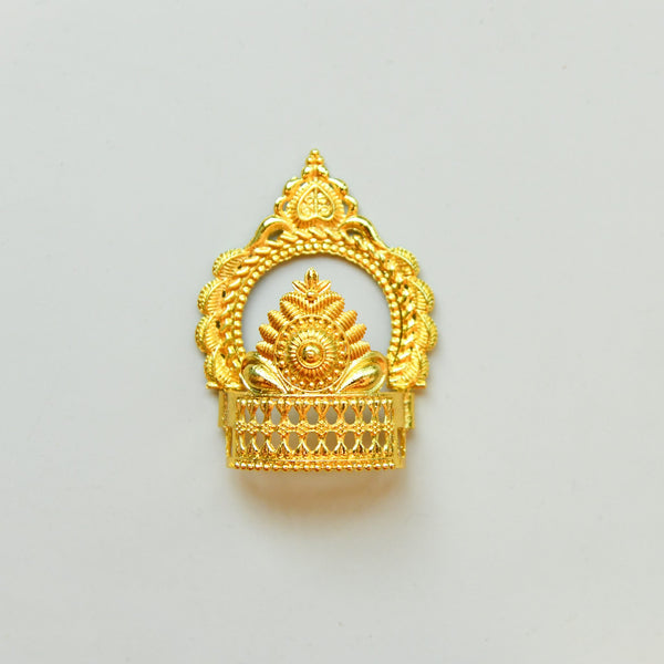 Gold Filigree Mukut