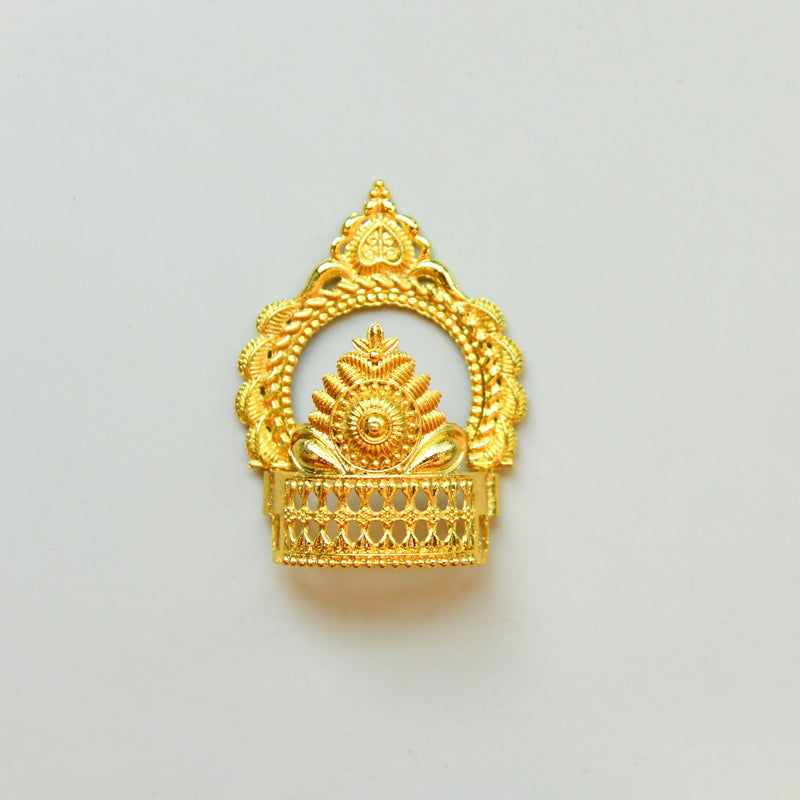 Gold Filigree Mukut