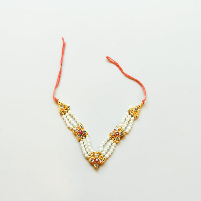 Pearl Flower Mala — Triple Strand